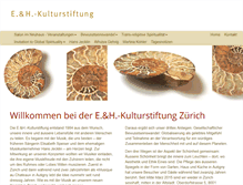Tablet Screenshot of eh-kultur.ch